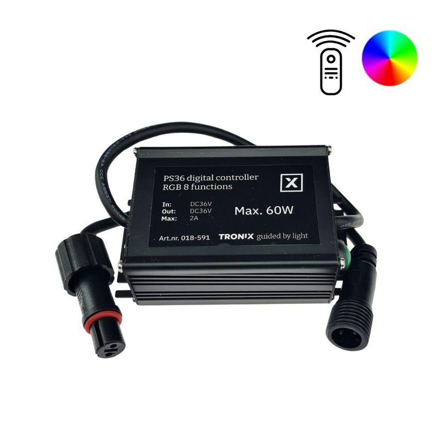PS36 digitaal controller RGB 8 functies