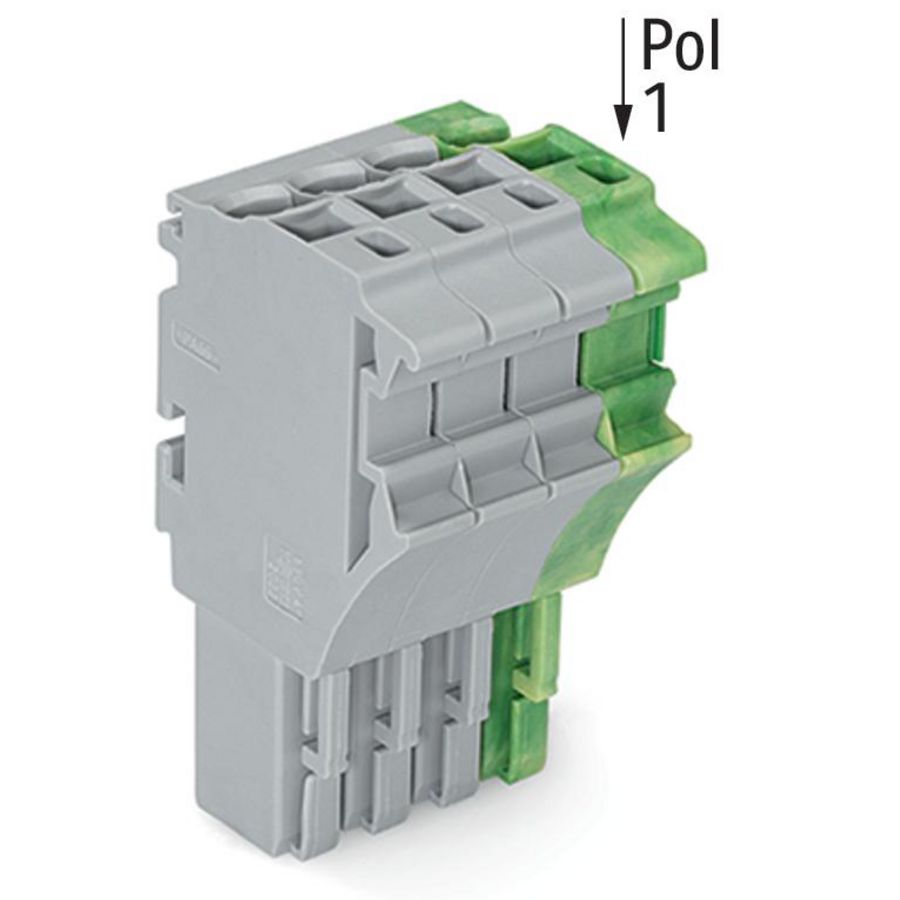 1-draads FE steker 4mm² 2022-104/000-036 VVE=100