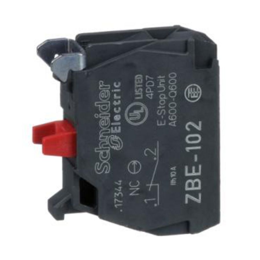 Contactelement kop 22mm Zilverlegering Schr XB4/XB5 VVE=5