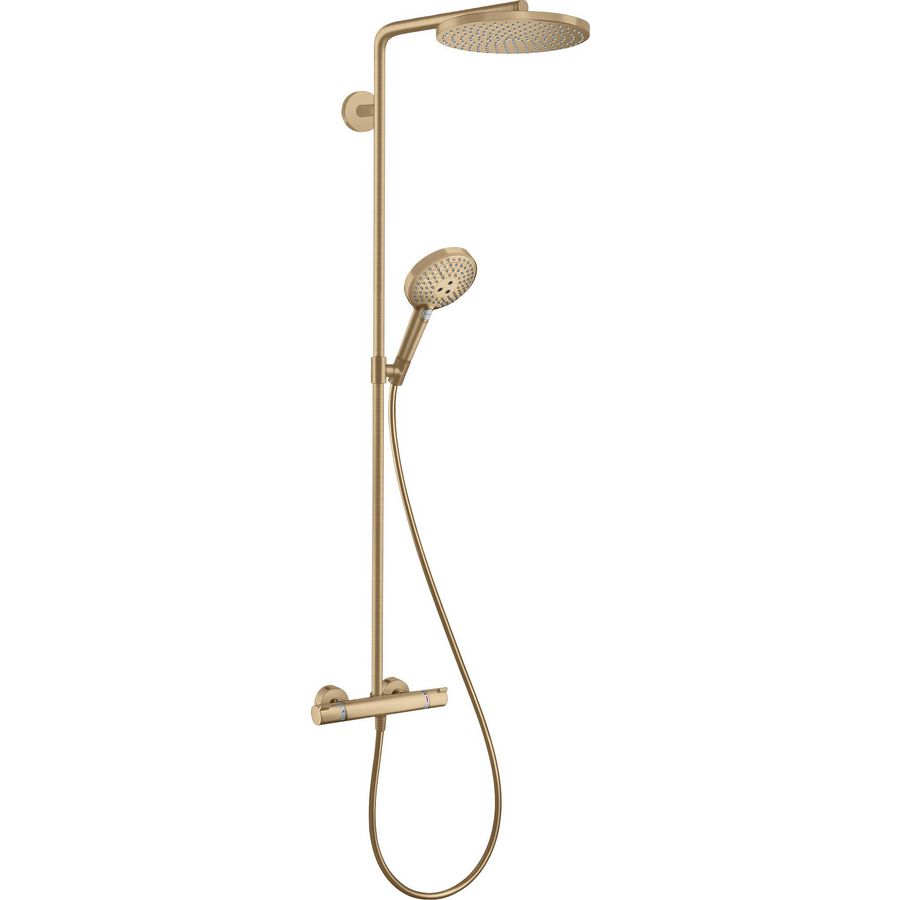 Showerpipe 240 Raindance S Powderrain 1 straalsoort 27633140 brushed bronze