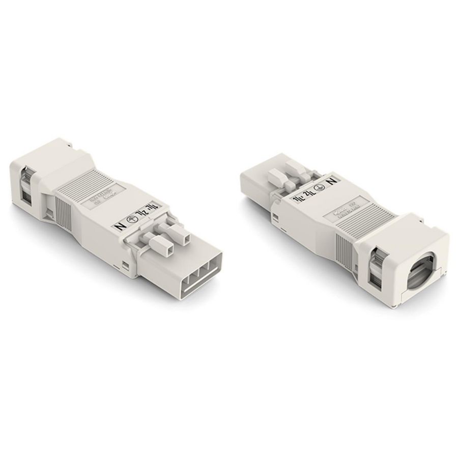 Male met trekontlastingsbeh. 4-polig 890-134 VVE=50