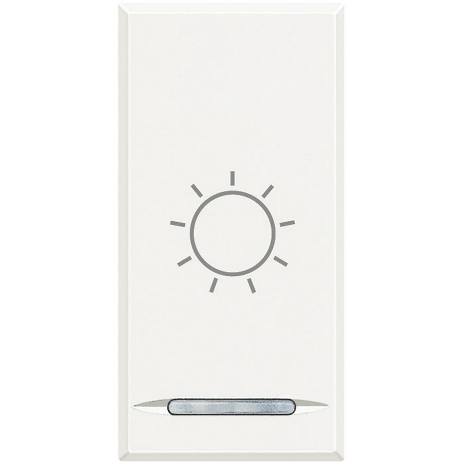 Wipschakelaar symbool verlicht 1f 1 mod.Axolute White VVE=10
