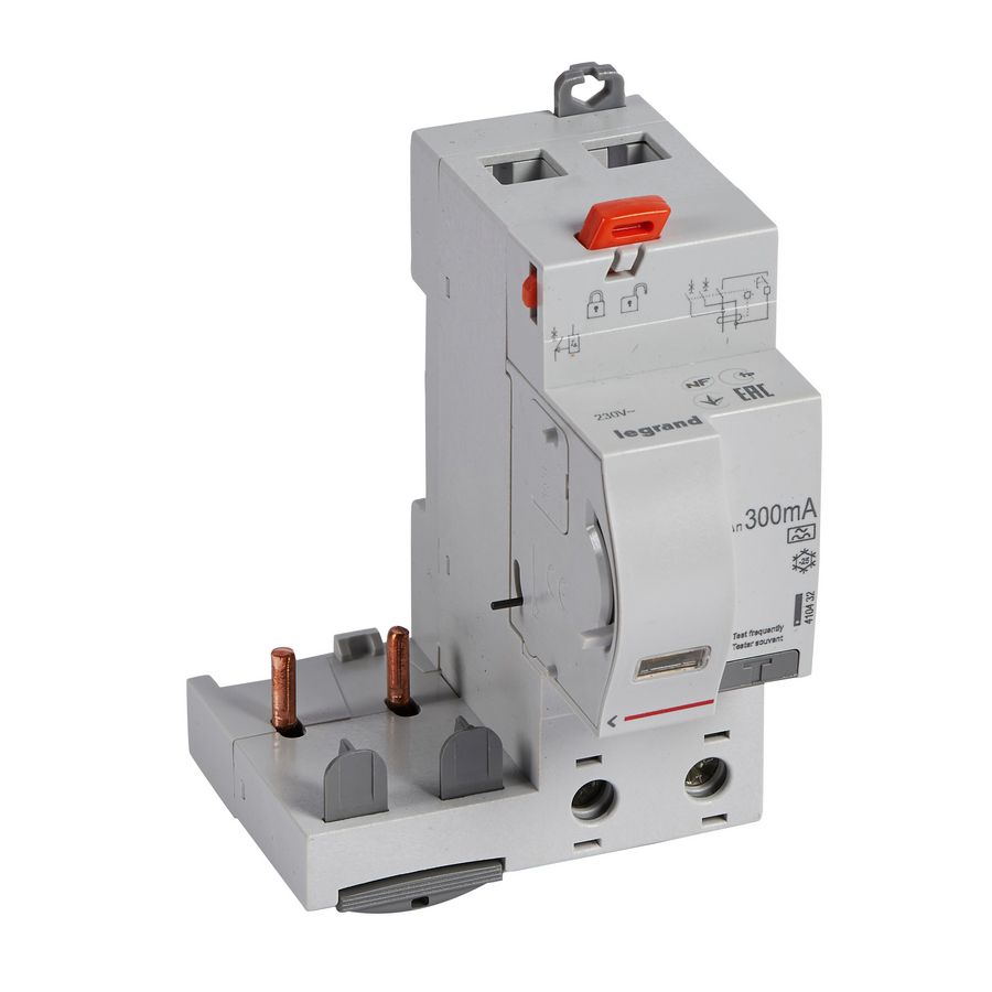 Aardlekblok 2-polig 63A 300mA A DX3 DIN