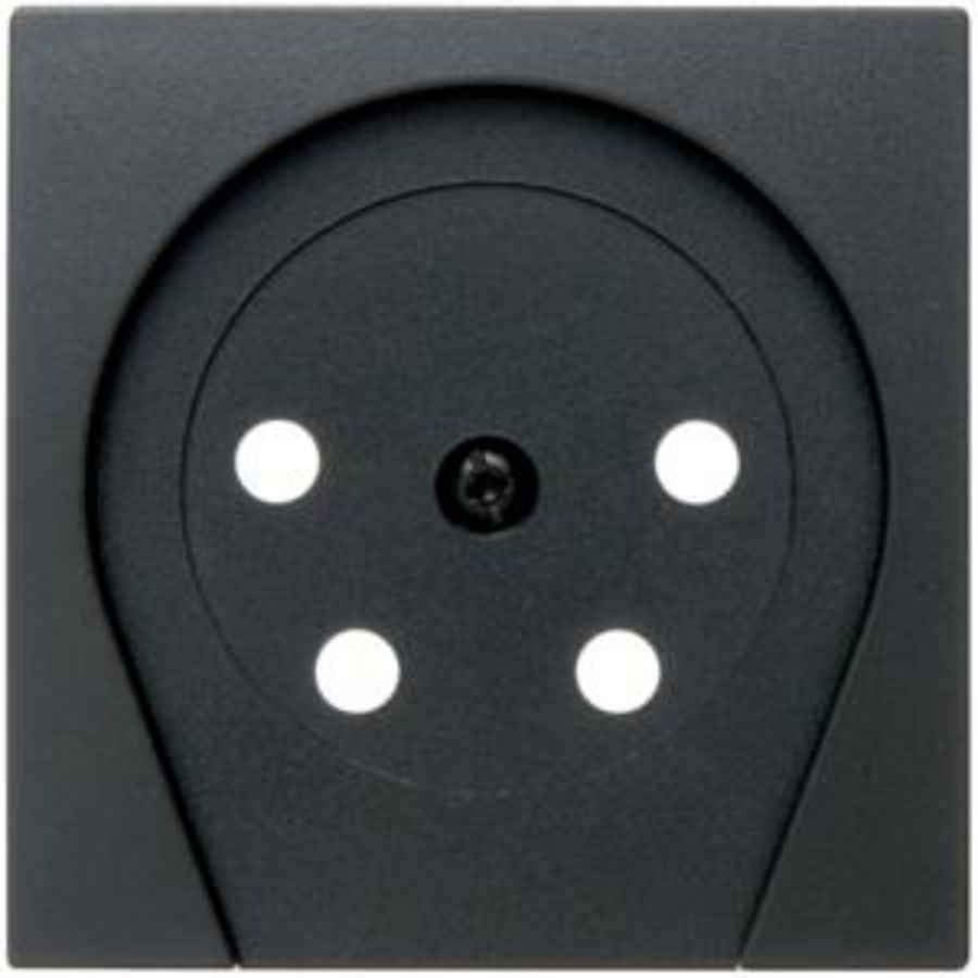 Centraaldoos PTT-tel. contactd. berker S.1/B.3/B.7 antraciet