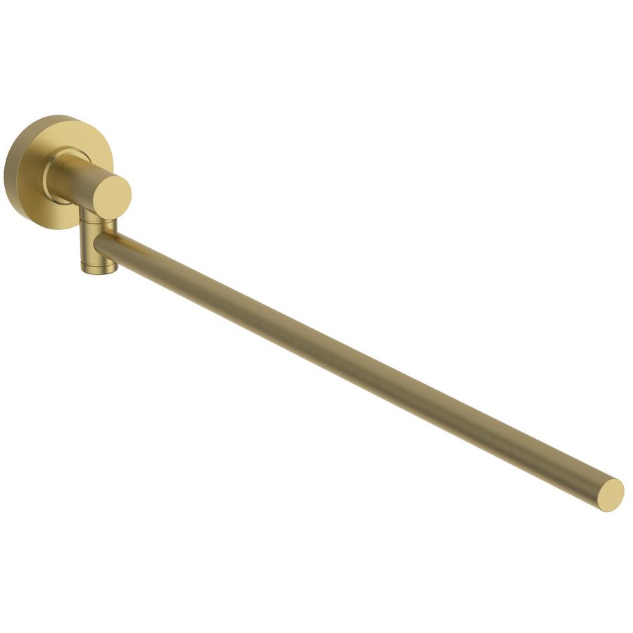 Handdoekstang 48 x 371mm enkel brushed gold IOM