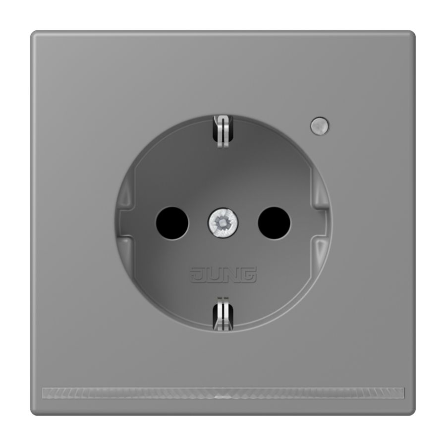 Wandcontactdoos R/A met LED l.sensor S+ LC32011