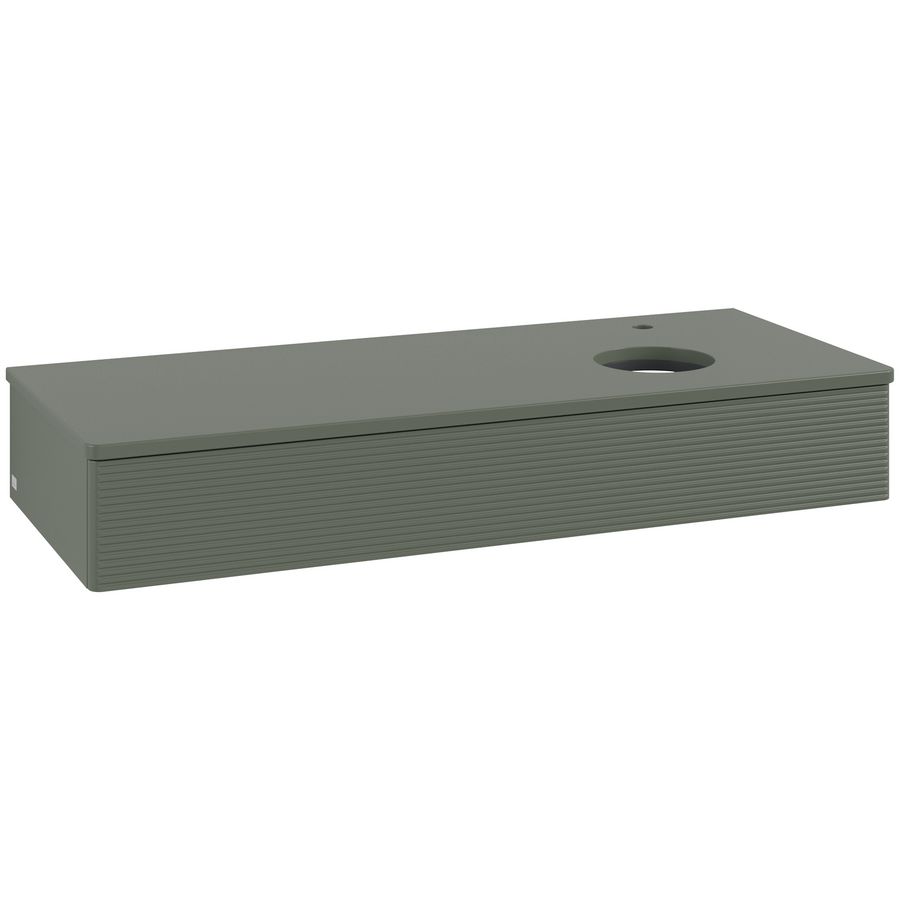 Wastafelonderkast Antao 1200x190x500mm L.Green Matt Lacquer L12150HL
