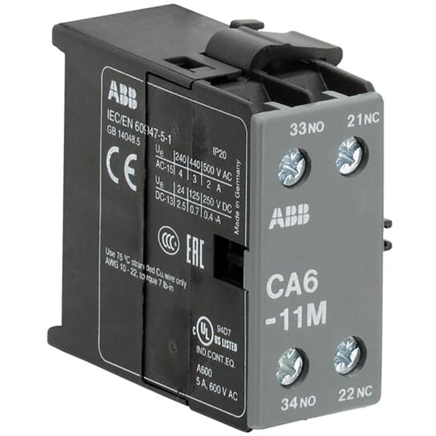 Hulpcontactblok tbv B(C)6/7 30 10 GJL1201317R0003