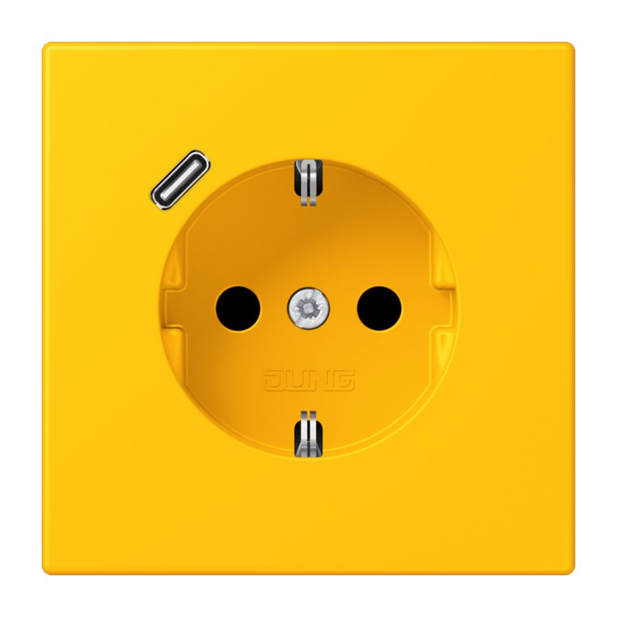 Wandcontactdoos met R/A + lader USB C Saf+ LC4320W