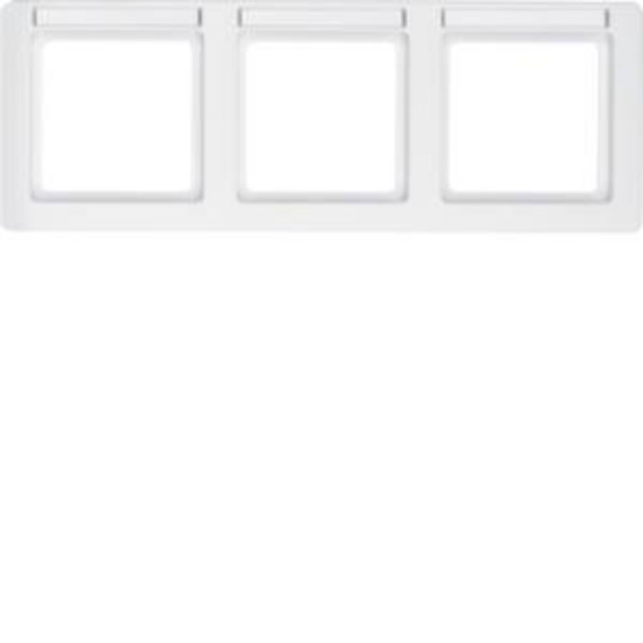 Afdekraam 3-v horizont. Tekstveld berker Q.1 polarwit