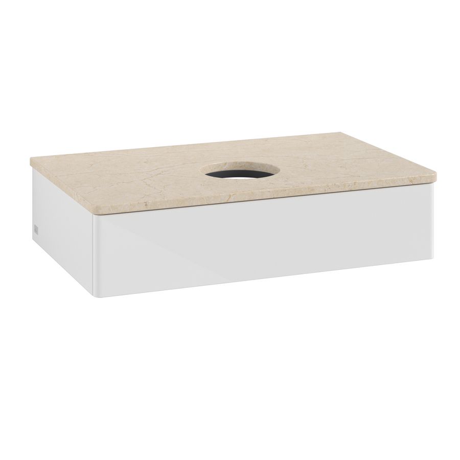 Wastafelonderkast Antao 800x190x500mm G.White.L L08013GF