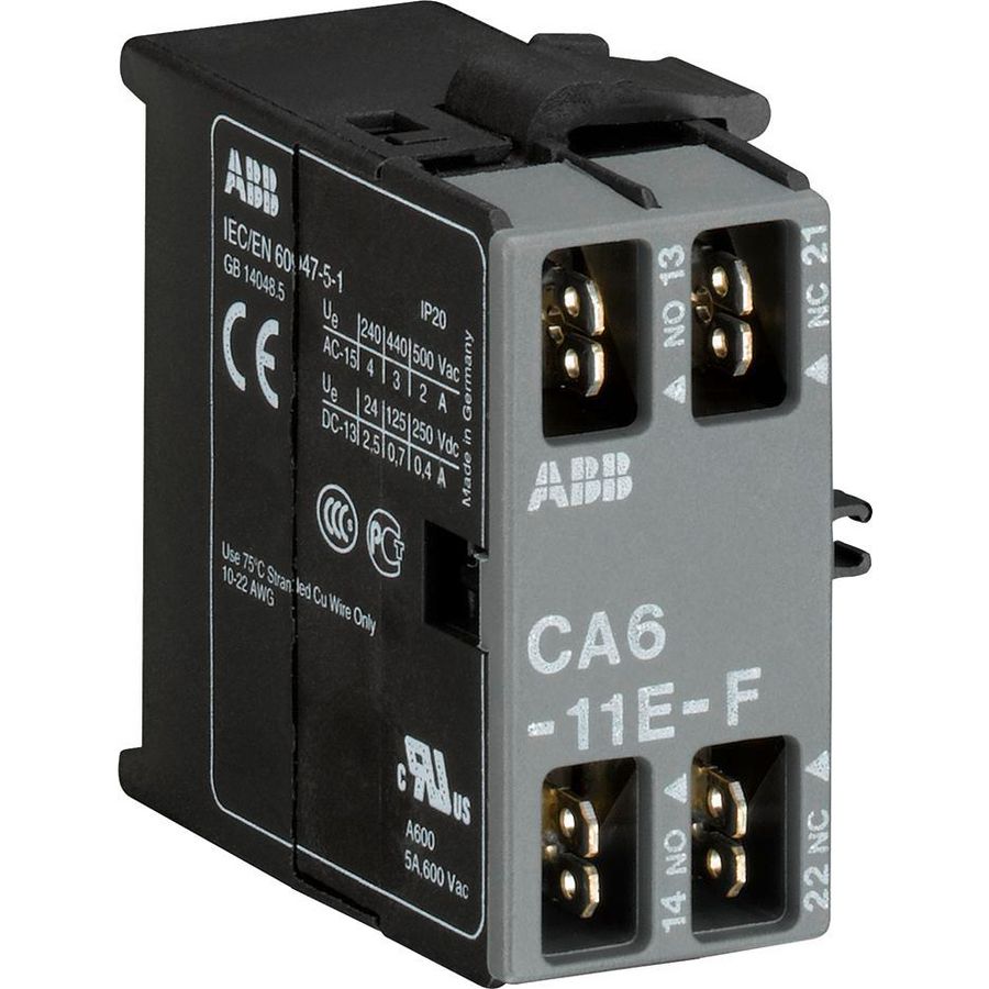 Hulpcontactblok tbv B(C)6/7 40 00f