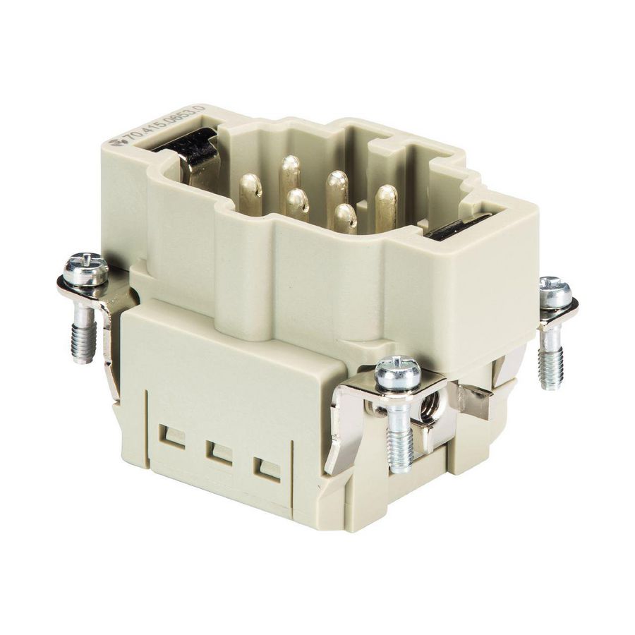 Contactblok insert Male BAS STp 6 2,5 50 AG