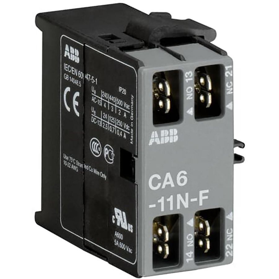Hulpcontactblok voor miniMagneetschakelaar
