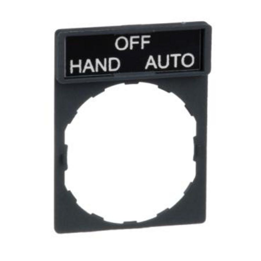 Schild 30x40mm etiket 8x27mmHAND-O Harmony XB4/XB5