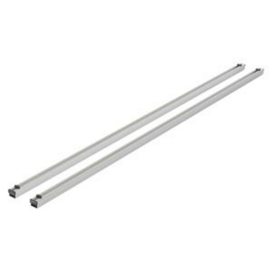 TWEE STUKS GEGOTEN BUSBARS IN ALUMINIUM 30x40-630 A-VOOR