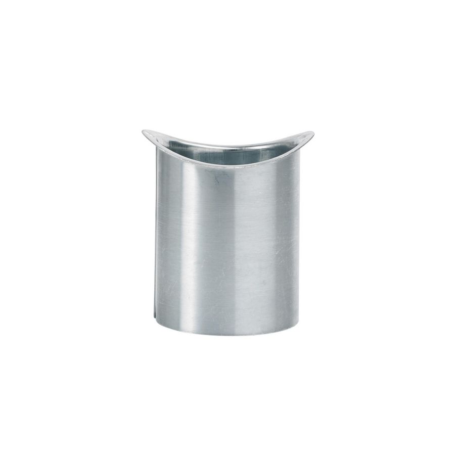 Zinken HWA tapeind/steekpijp ovaal 80mm lengte 100mm mastgoot