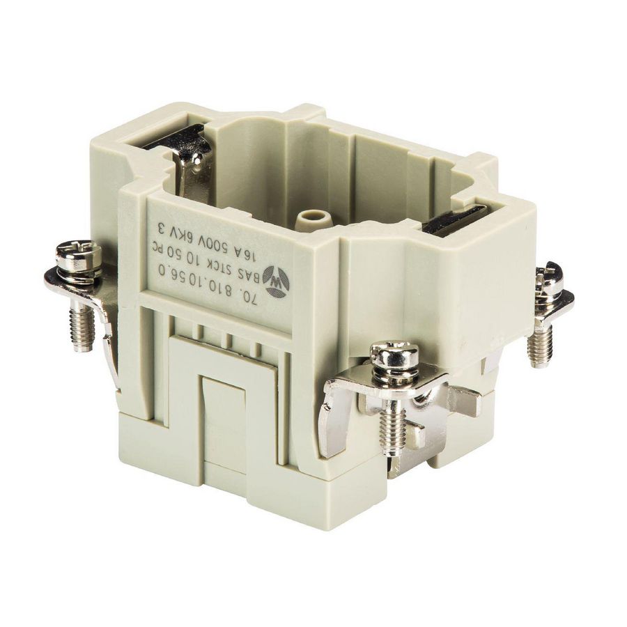 Contactblok insert Male BAS STck 10 50 pc VVE=5