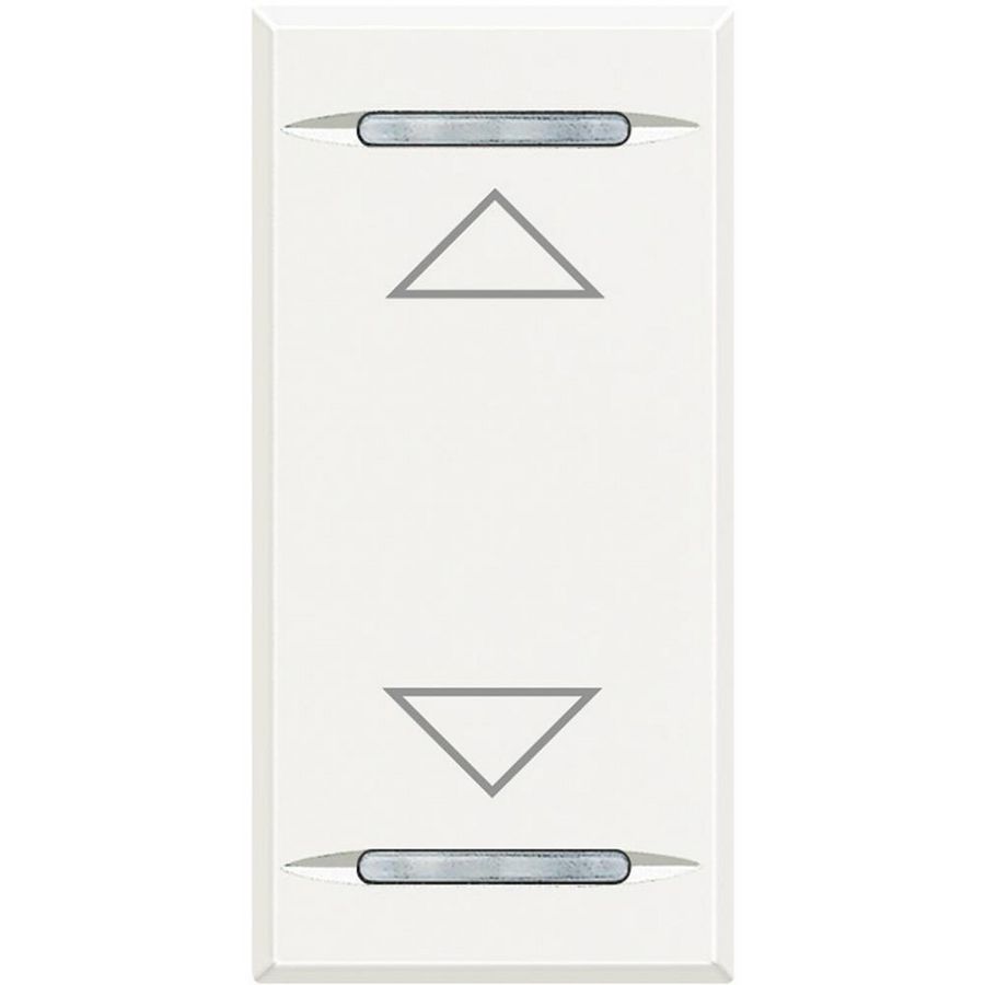 Wipschakelaar Pijl op/neer 2f 1 module Axolute White VVE=10