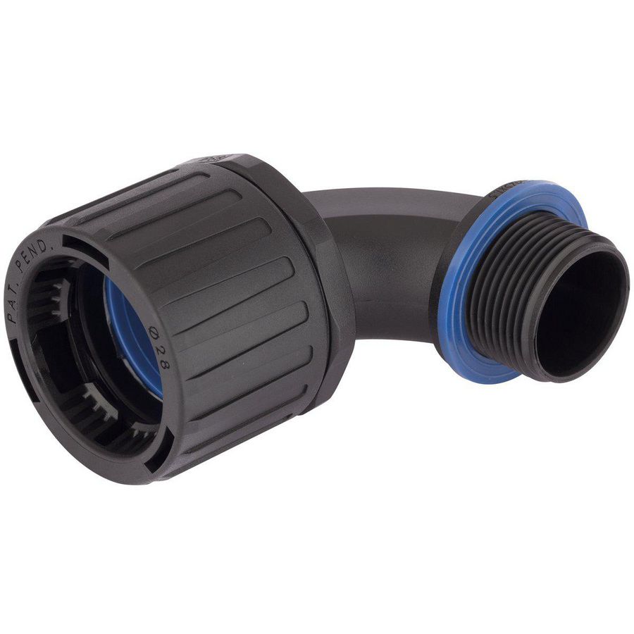 SILVYN FPAX 90° M16x1,5/2 BK VVE=10