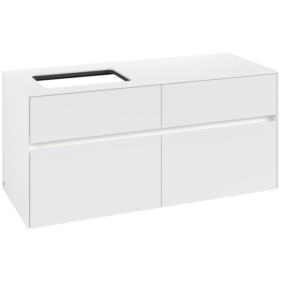 Wastafelonderkast Collaro 1200x548x500mm Wh.Matt C113B0MS