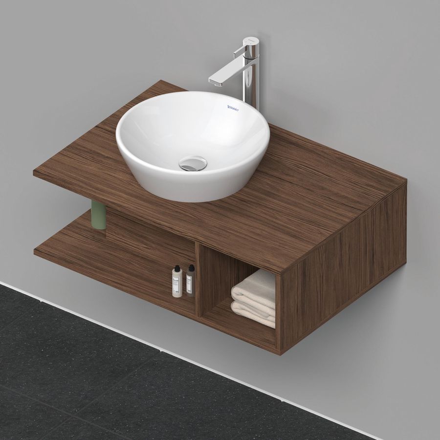 D-Neo Cons. Wastafelonderbouw noten d.mat 800x550x260mm LI