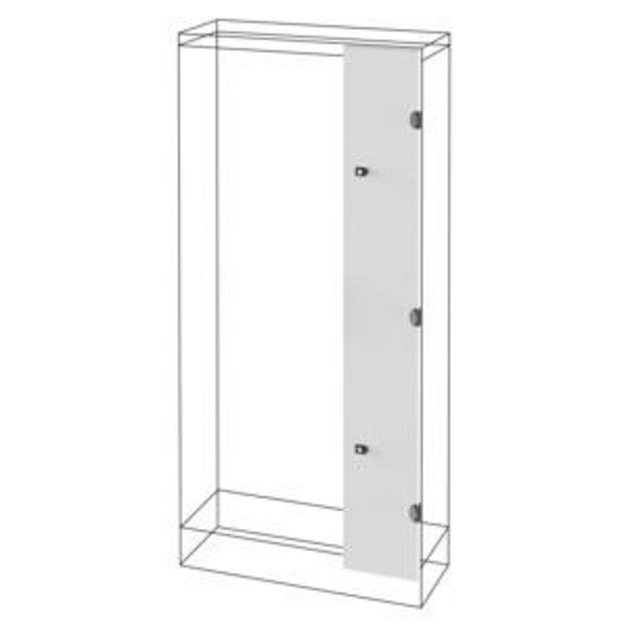 BLIND DOOR-VLOERMONTAGE DISTRIBUTIEBORD MET ZIJCOMPARTIMEN