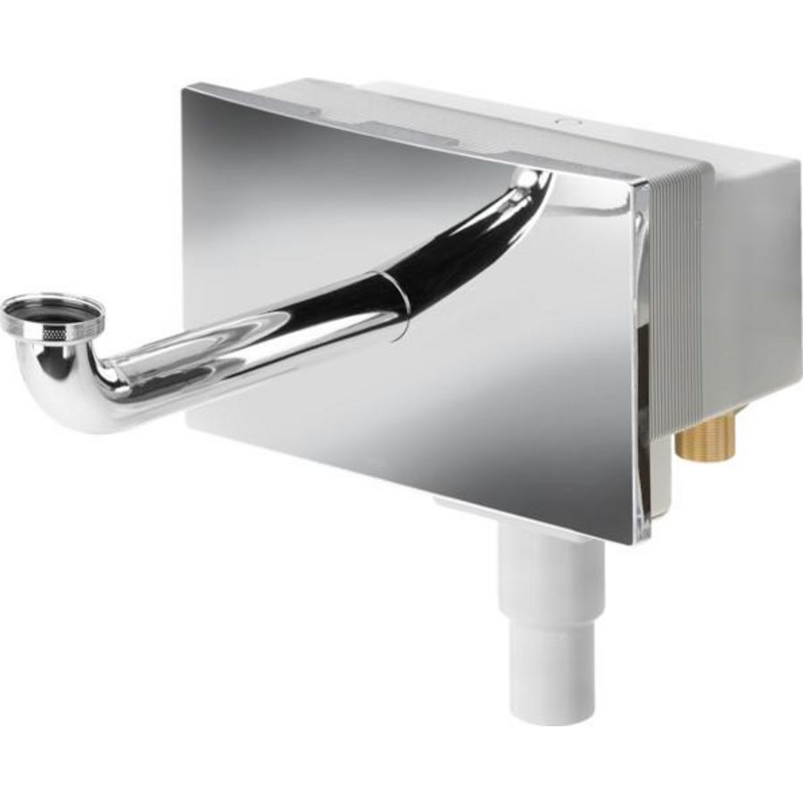 inbouwaansluitbox 302x241 kunststof/grijs