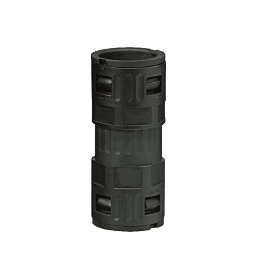 Koppeling kunststof 2xØ34,5mm IP68/ IP69K zwart VVE=10