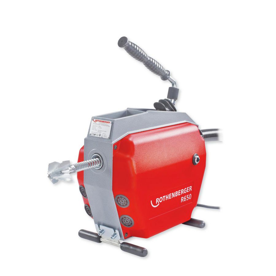 R 650 ontstoppingsmachine incl. geleideslang 230v