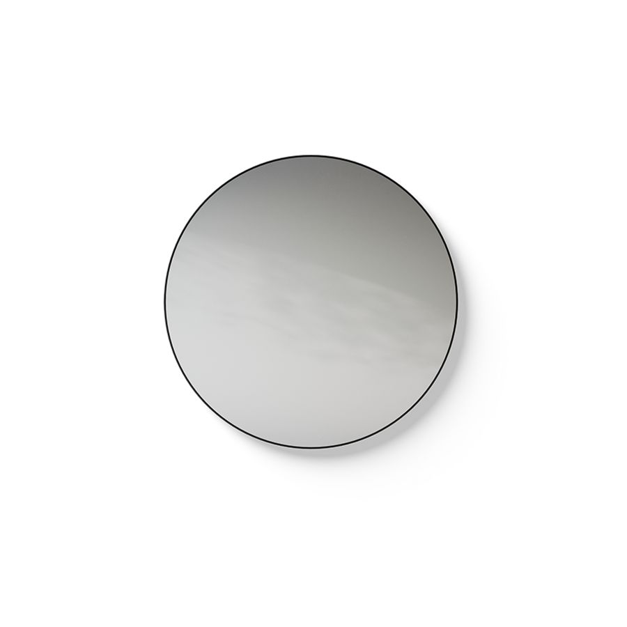 Spiegel Black Line Round Ø600mm zwart