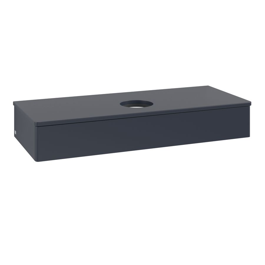 Wastafelonderkast Antao 1200x190x500mm Mid.Blue Matt Lacquer K10010HG