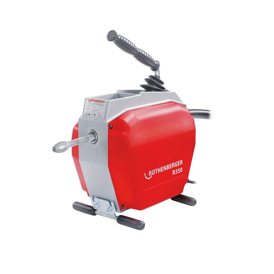 Ontstoppingsmachine inclusief geleideslang R 550 230v