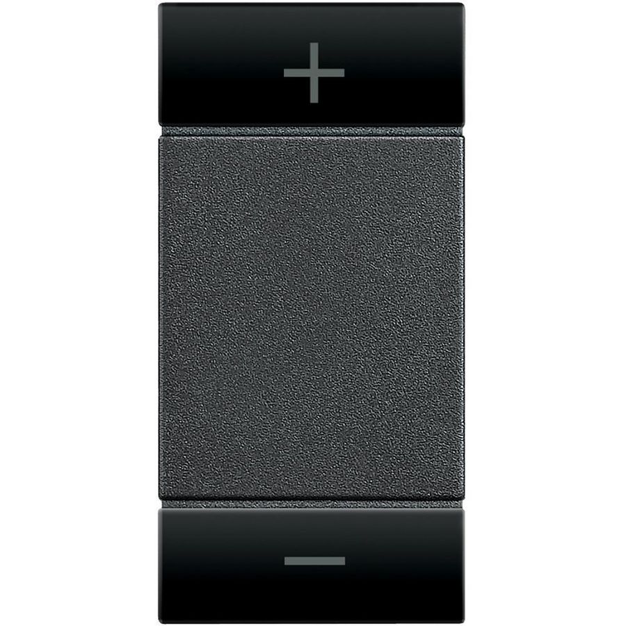 Wipschakelaarplus/min 1 module antraciet Livinglight VVE=10