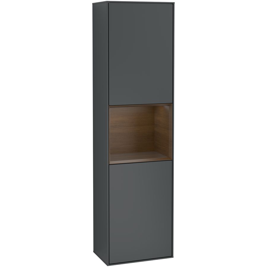 Hoge kast Finion 418x1516x270mm Mid.Blue Matt Lacquer G460GNHG