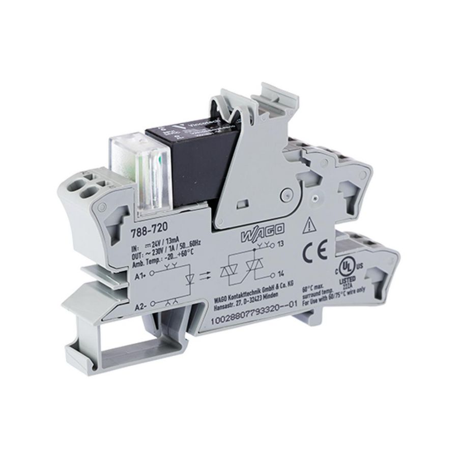 Solid state relaismodule Nom. ingangsspanning DC 24V 788-720