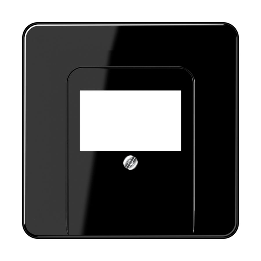 Afdekking zwart v. speaker aansl. CD500