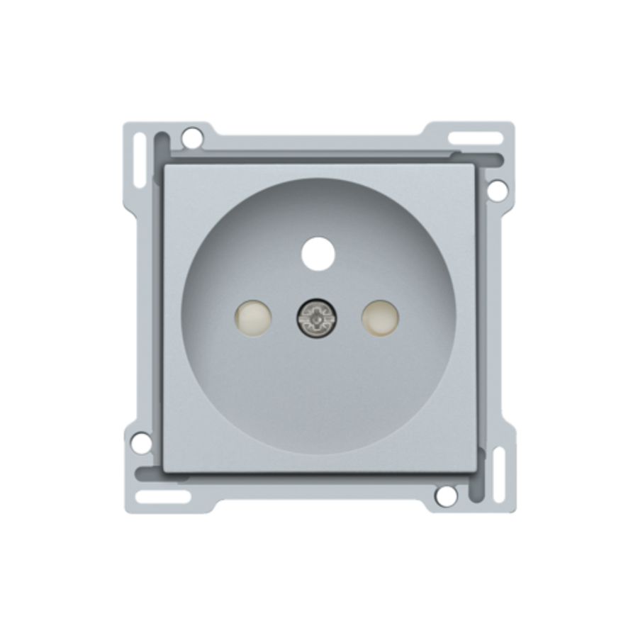 Afwerkingsset stopcontact penaarde/besch.afsl. sterling