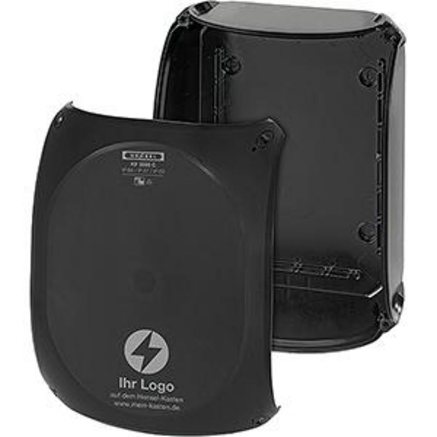 Kabeld. IP66/67/69 BM7 Zonder klem Wand glad Zwart VVE=75
