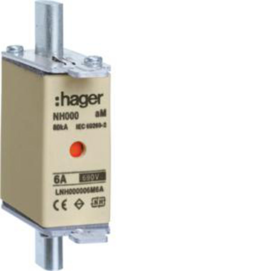 Mespatroon NH000 6A 690V aM combimelder VVE=3