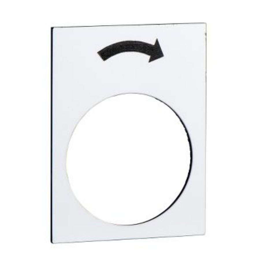 Etiket 30x40mm Markering symbool Wit Harmony XAC VVE=10