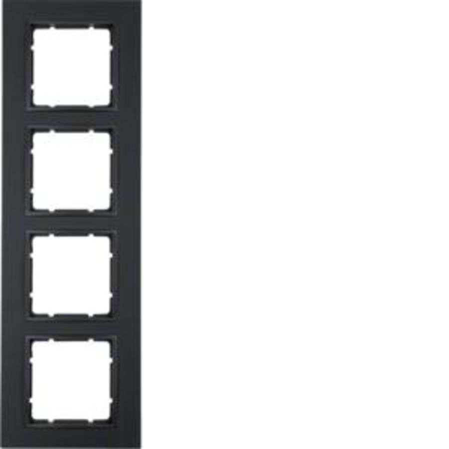 Afdekraam 4-v berker B.7 antraciet mat