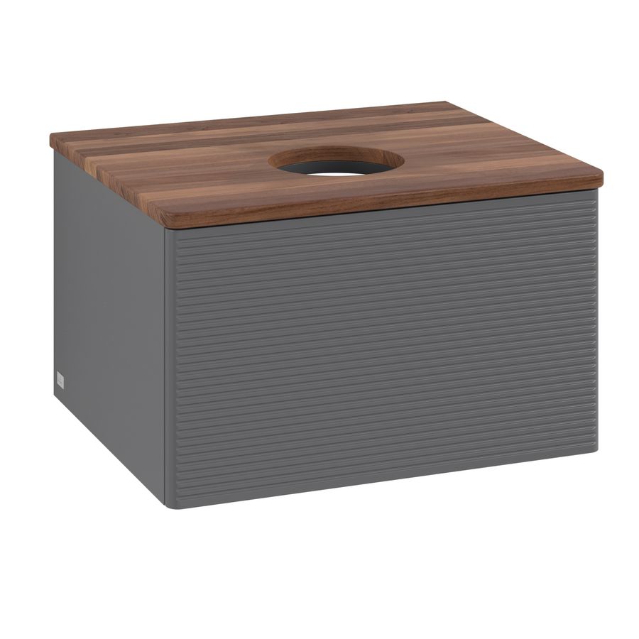 Wastafelonderkast Antao 600x360x500mm Antr. Matt Lacquer K29112GK
