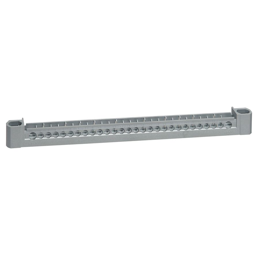 Verdelerstrook leeg met 28 gaten 227mm
