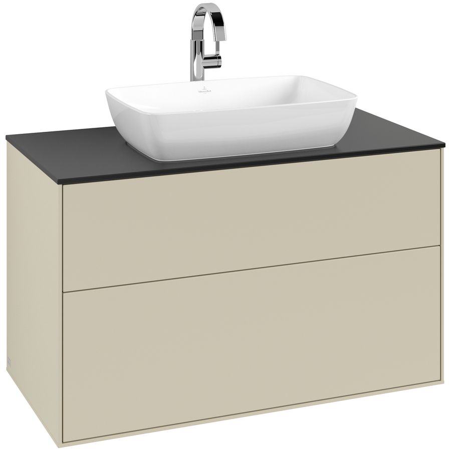 Wastafelonderkast Finion 1000x603x501mm S.Grey Matt Lacquer G76200HJ
