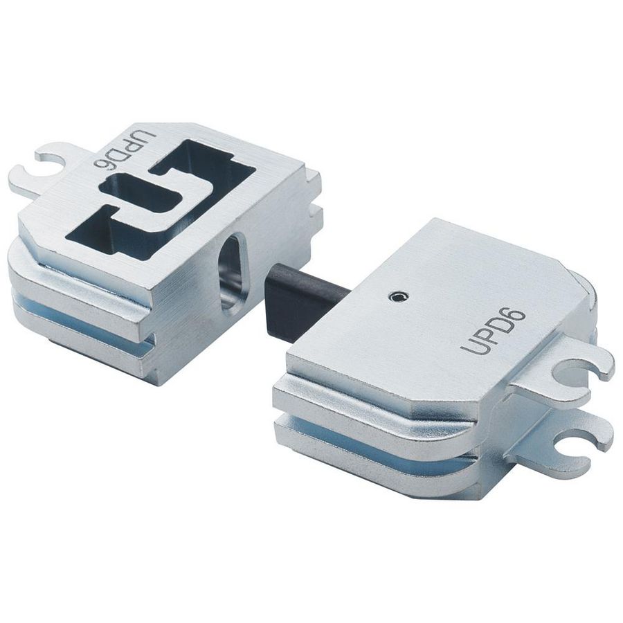 Inzetstuk gaten DIN rail UPD6