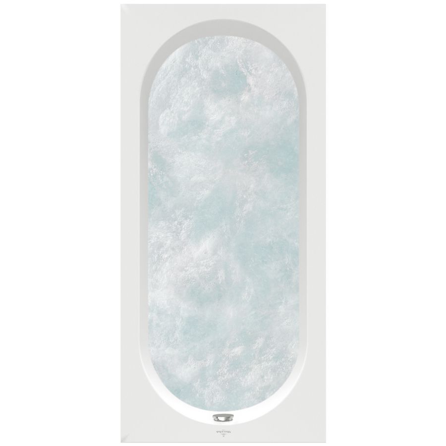 Bad 4-H Oberon m/ Airpool-C 170x75cm A-wit pos.1WT UAC170OBE2B1V01