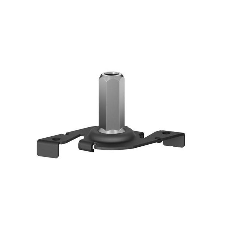ToebehorenONE TRACK beugel en gripper M6 S-9000/118-B zwart