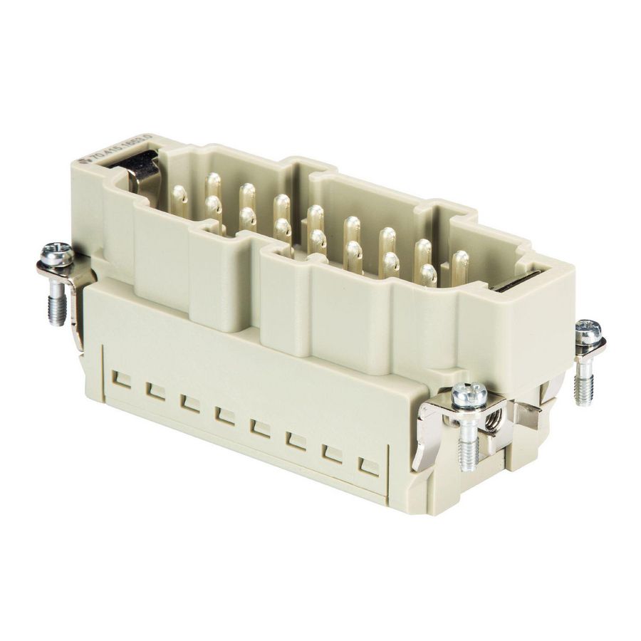 Contactblok insert Male BAS STp 16 2,5 50 AG