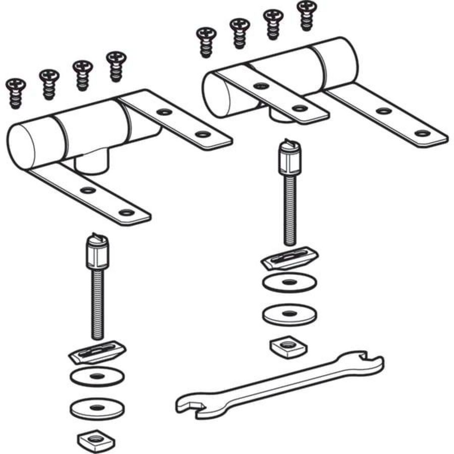 Set scharnieren voor closetzitting 598200000